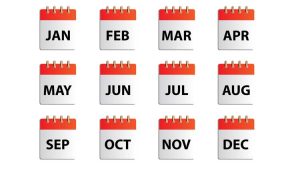 Monthly Calendars